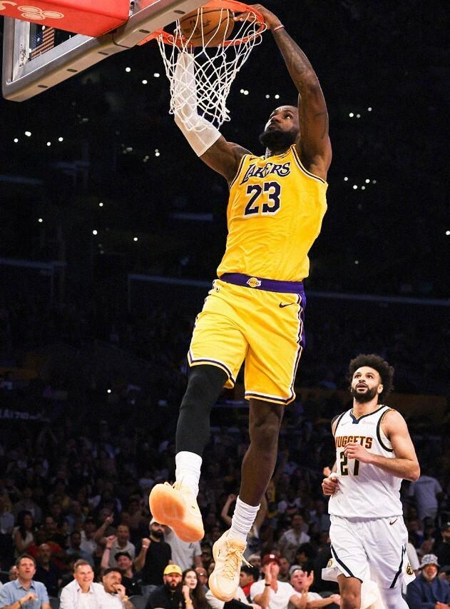 pp电子-127-125！东契奇三双+加时绝杀，湖人险胜掘金，5连胜升西部第3